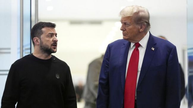Трамп пен Зеленский Римде кездесіп, Украинадағы соғысты тоқтату мәселесін талқылады